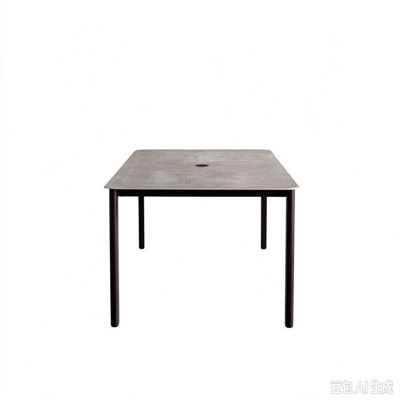 Verona - Dining Outdoor 7 Pieces Set - Dark Espresso / Gray / Off White