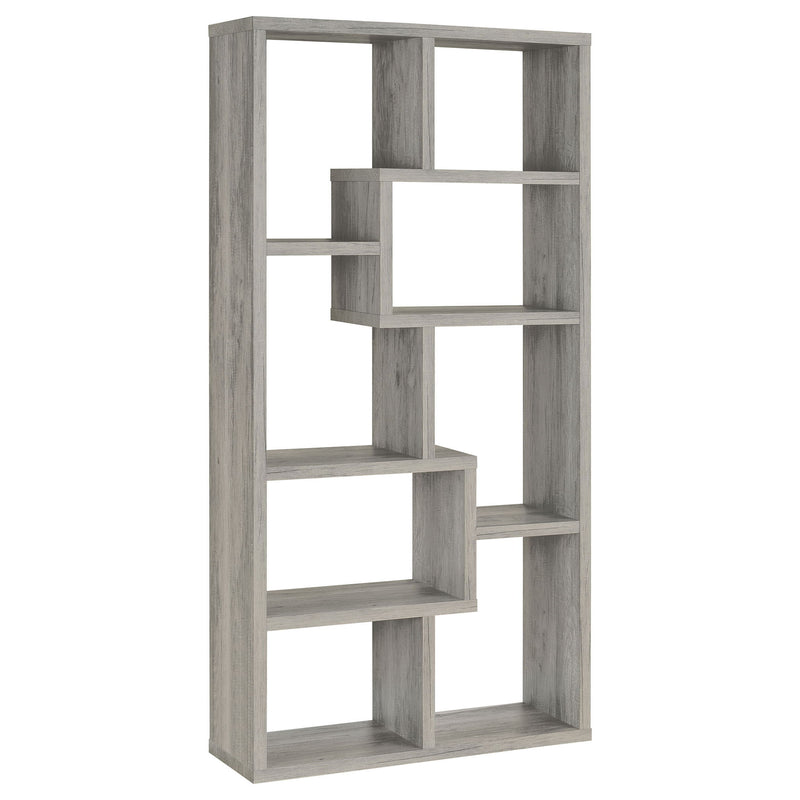 Lawton - 7 Shelf Bookshelf - Driftwood