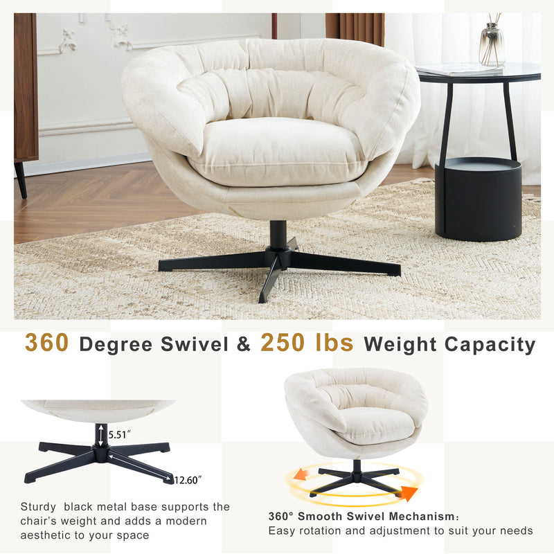 Modern Office Chair With 360 Degree Swivel