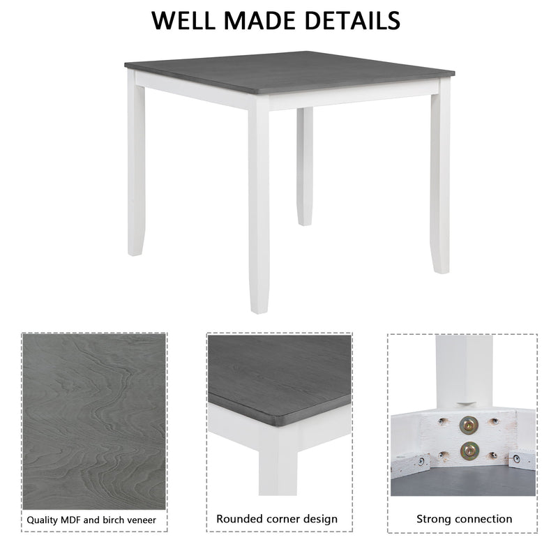 Modern Dining Table Set With Chairs For Kitchen