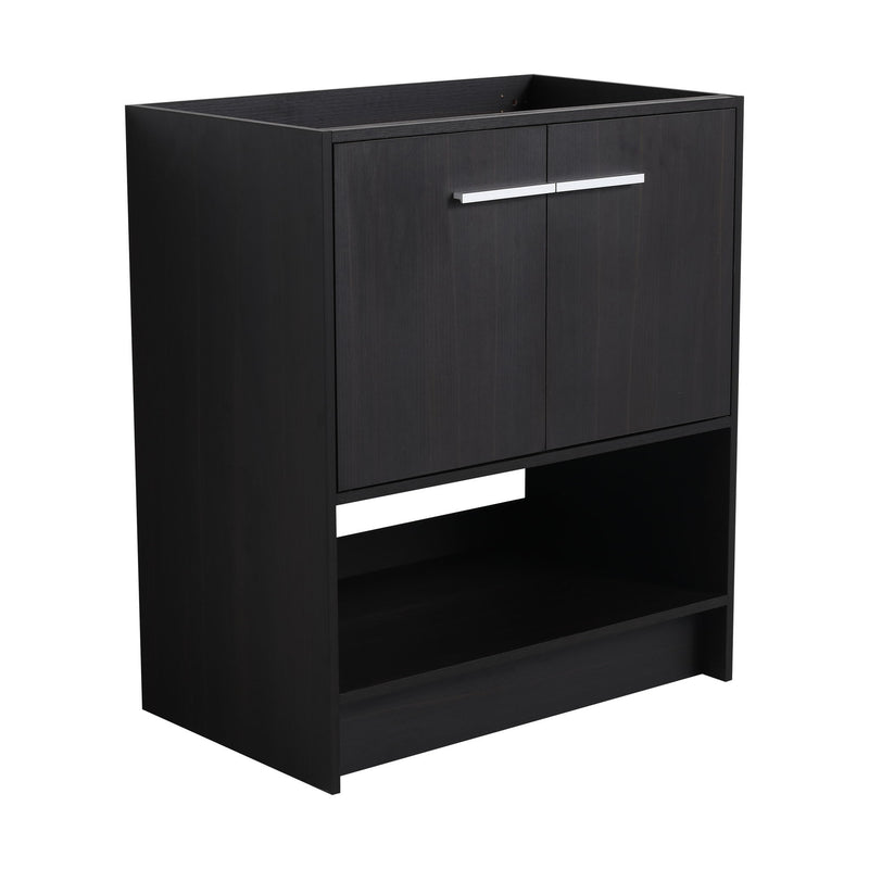 Modern Freestanding Bathroom Vanity With 2 Doors