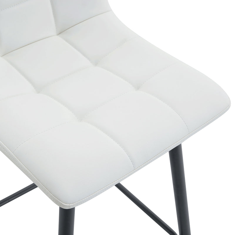 Bar Chair Set Comfortable With Metal Legs And Ergonomic Design