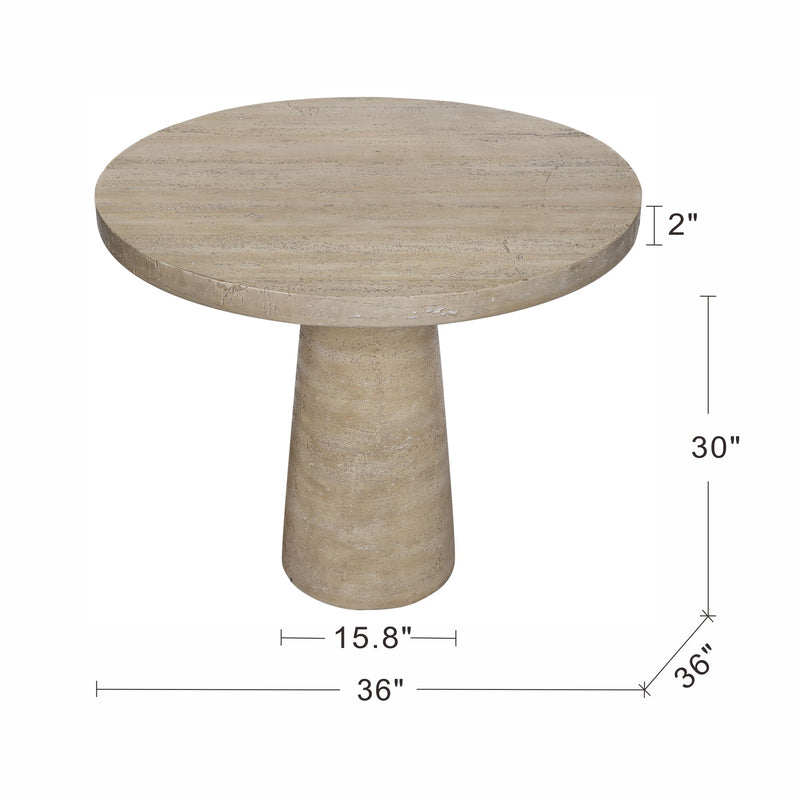 Round Dining Table With Pedestal Base