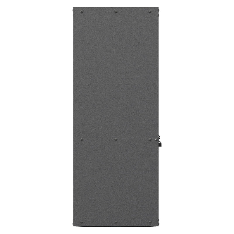 Metal Wall Mounted Tool Storage Cabinet With Locking Door, 1 Shelf & 1 Drawer