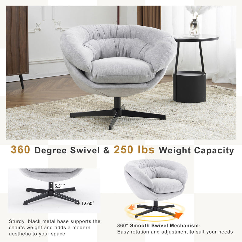 Modern Office Chair With 360 Degree Swivel