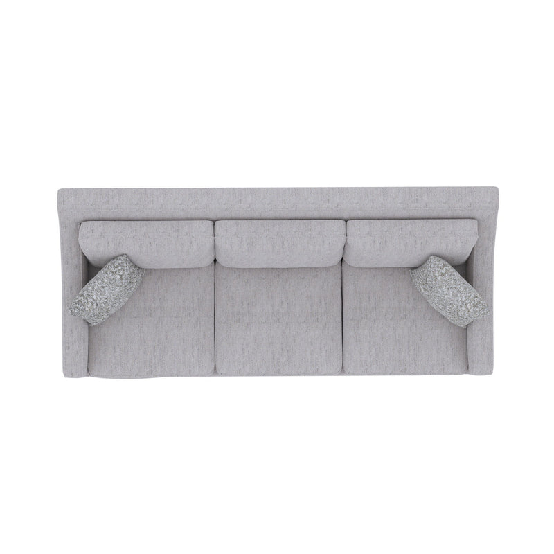 Sofa With Casual Accent - Gray