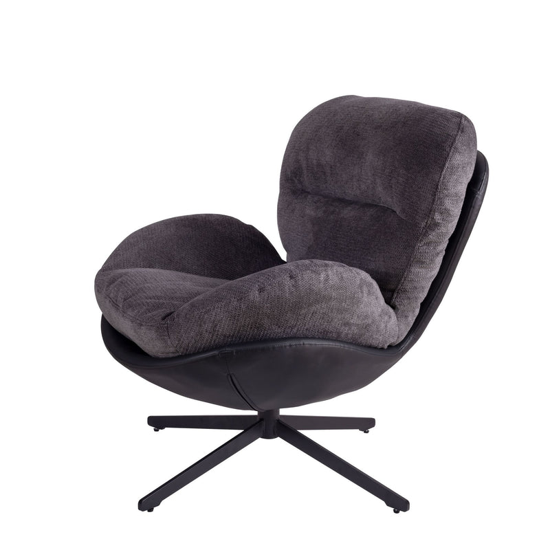 360° Swivel Office Chair, No Wheels