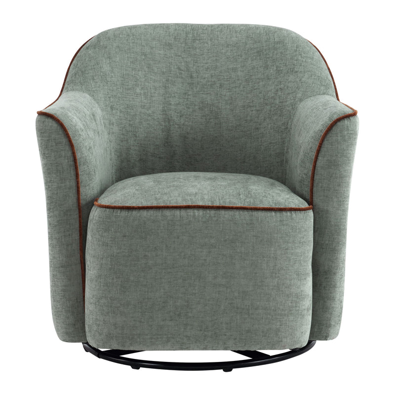 360° Swivel Accent Chair With Flared Arms