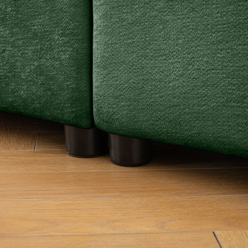 Contemporary Elegant Sofa With Storage And Ottoman