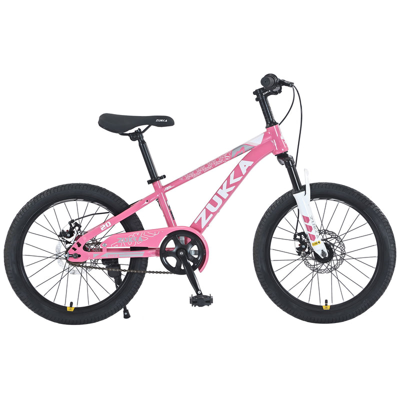Zukka - 20" Mountain Bike With Adjustable Saddle And Suspension Fork