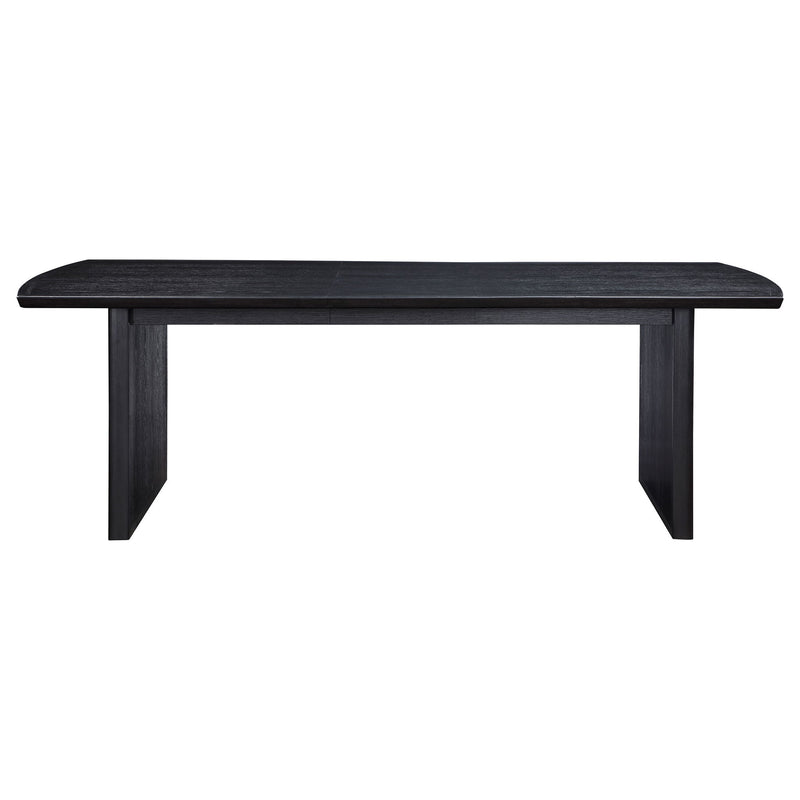 Mason - Removable Extension Leaf Dining Table - Black