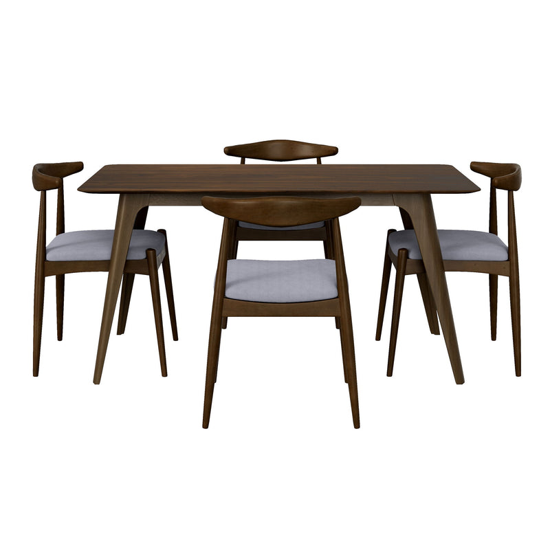 Retro Elegant 5 Piece Dining Set
