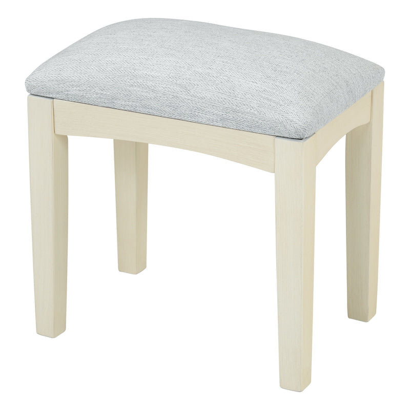 Multi Functional 2 In 1 Vanity Desk With Flip Top Mirror Material - White Oak