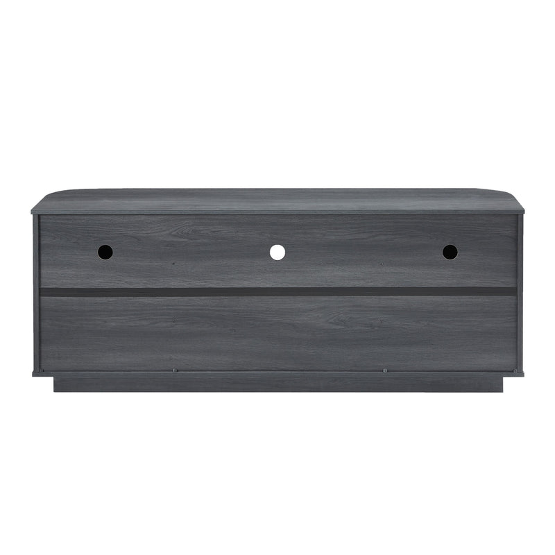 Modern Wavy TV Stand Rounded Sideboard With Storage Cabinet