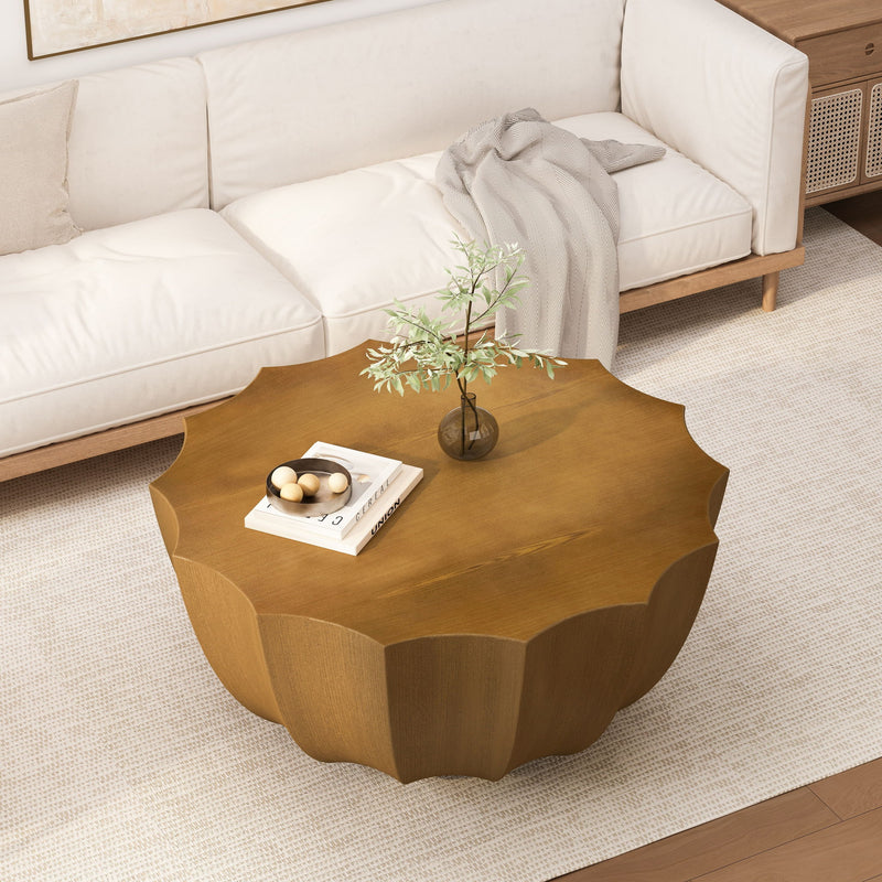 Modern Round Coffee Table For Indoor / Outdoor