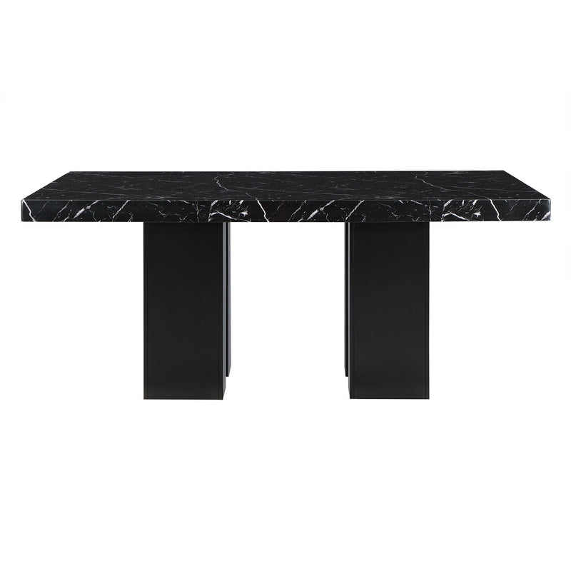Jhoanna - 5 Pieces Dining Table Set - Black