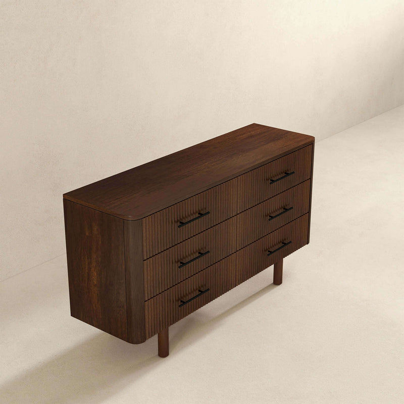 Logan - Dresser With 6 Drawers - Brown