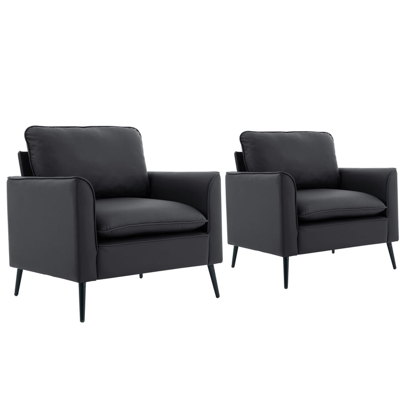 Nordic Retro Light Luxury Upholstered Sofa Chair