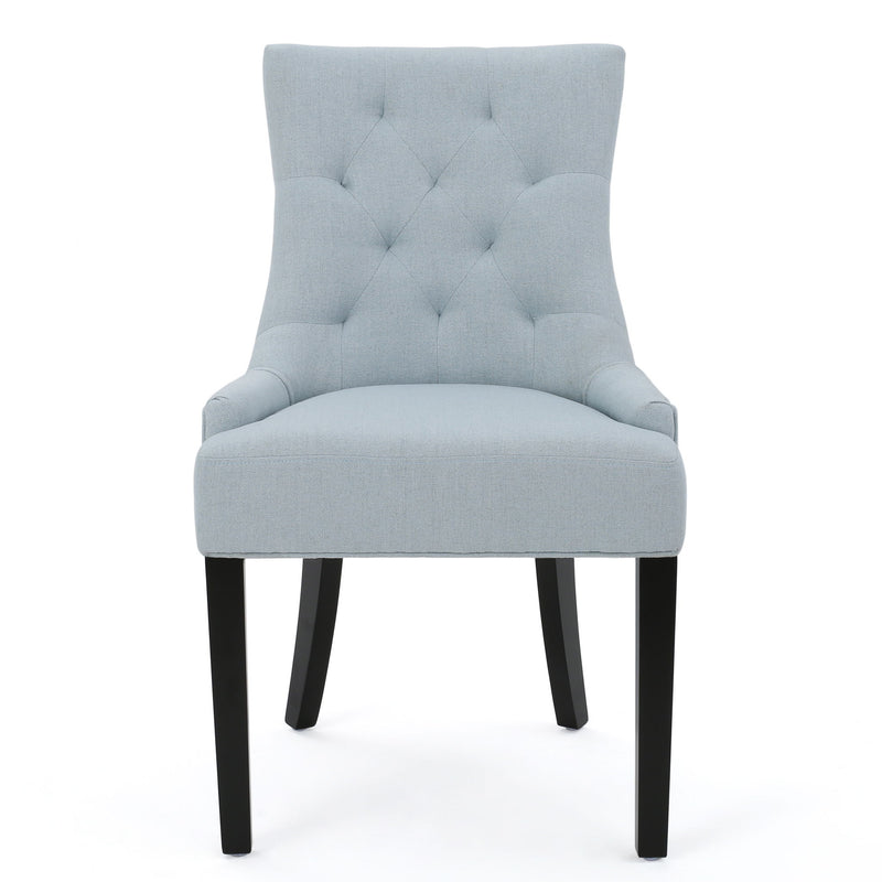 Contemporary Cheney Dining Chair Set With Tufted Design