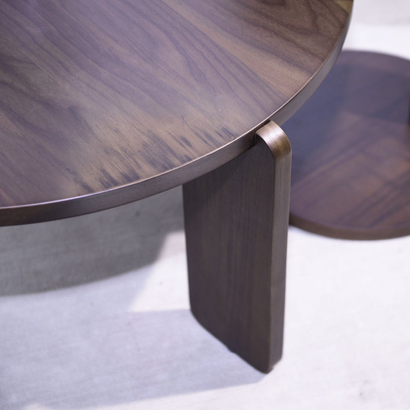 Round Coffee & End Table Set