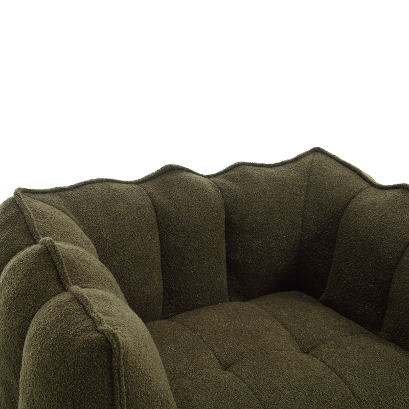 Soft Bean Bag Chair With High Resilient Foam