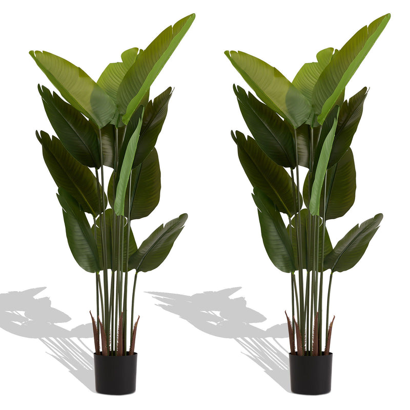 Artificial Plant For Indoor And Outdoor Decoration (Set of 2)