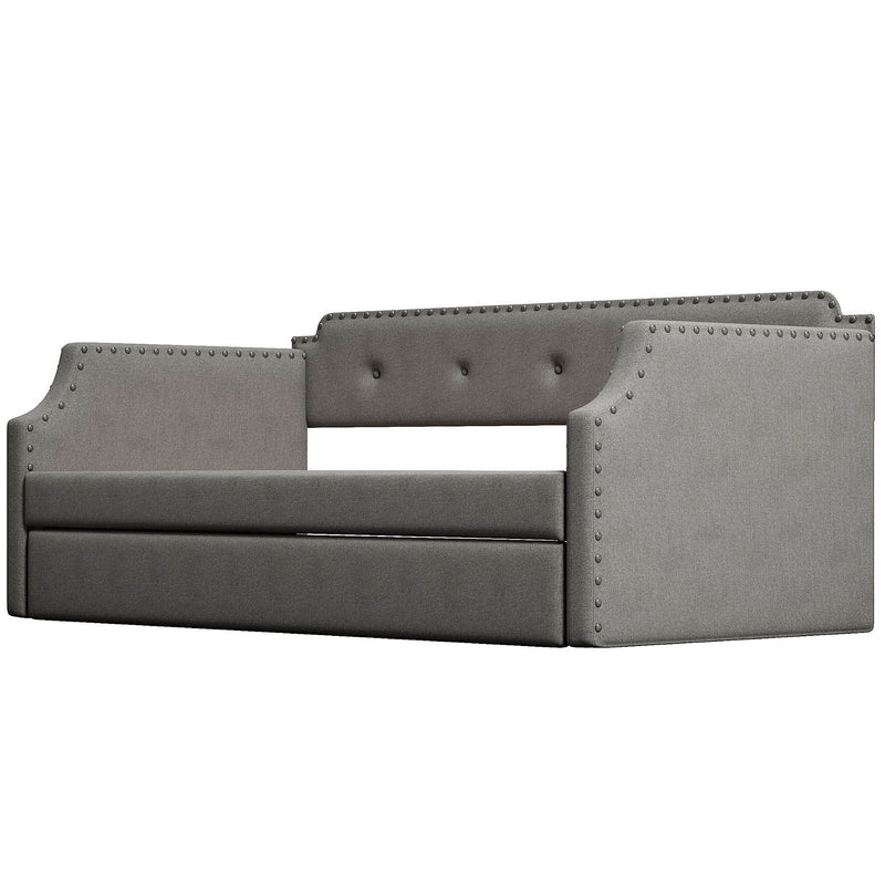 Upholstered Daybed With Trundle