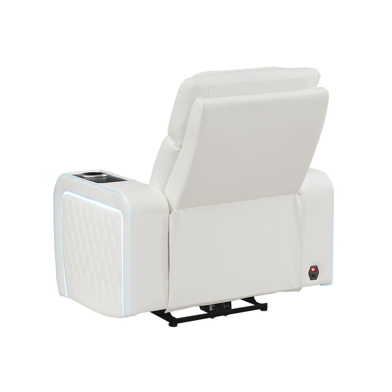 Electra - Power Recliner With Power Headrest, Massage, LED Lighting And USB Control