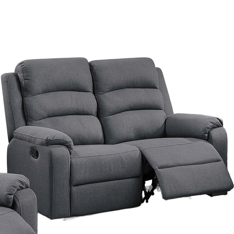 Modern Living Room Set With Manual Recliner