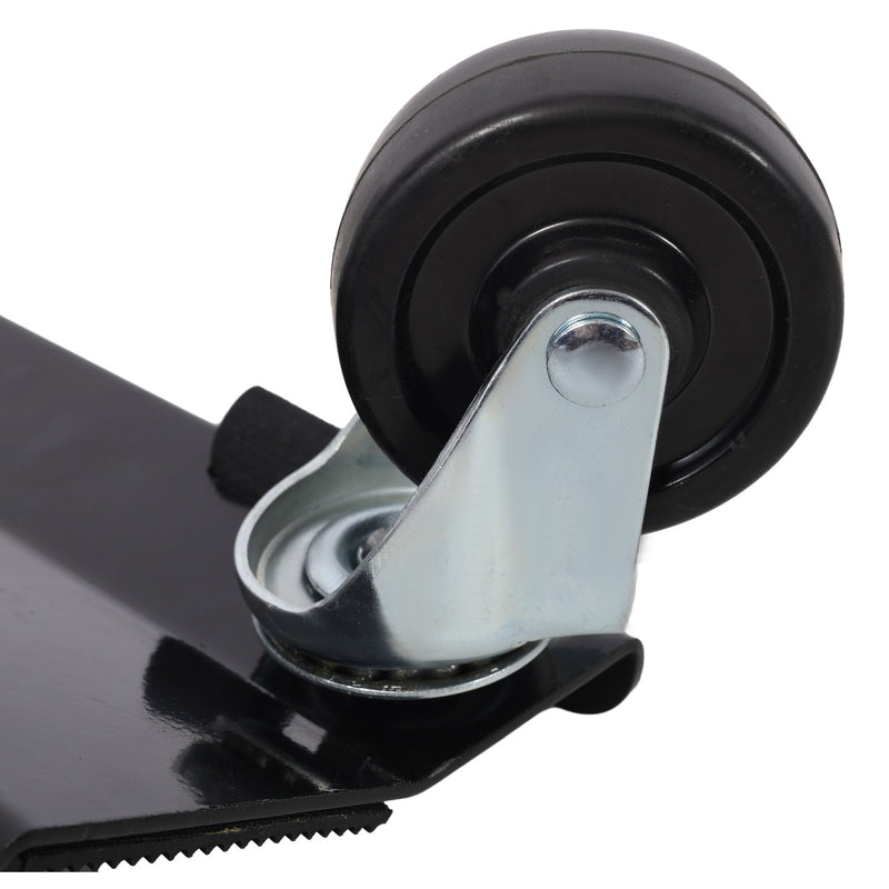 Heavy Duty Snowmobile Dolly With V Slide And Swivel Casters Steel, 1500Lbs Capacity