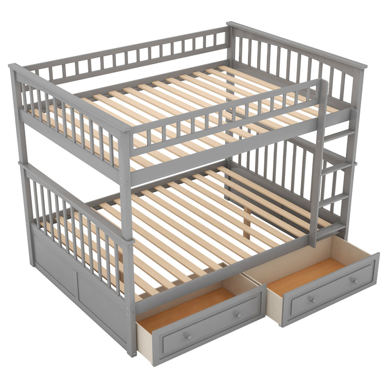 Bunk Bed With Drawers, Convertible Design
