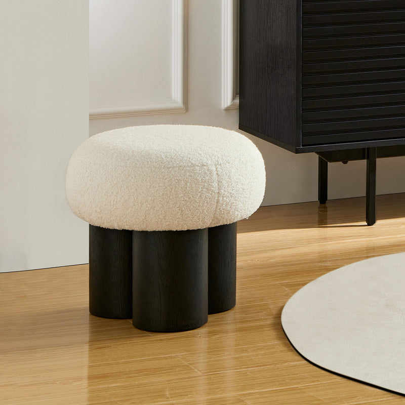Versatile Mushroom Stool With Cushion
