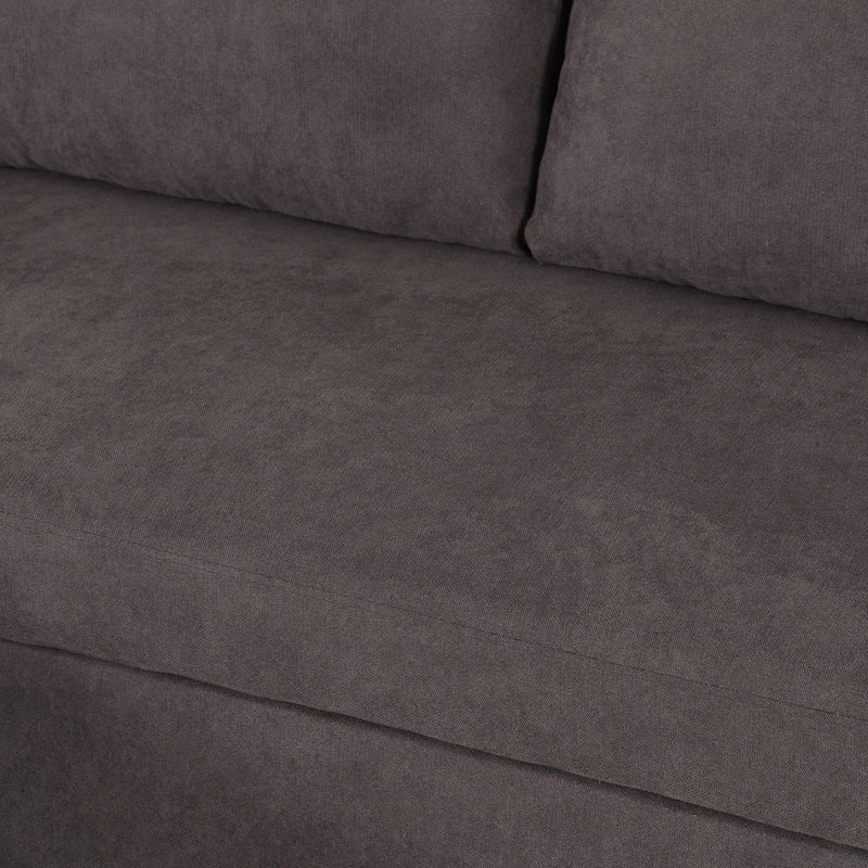 L - Shaped Convertible Sofa Bed With Storage Chaise