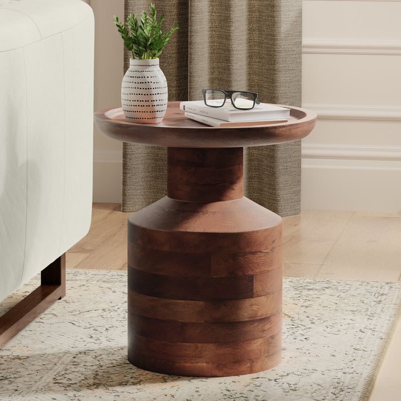 Haynes - Handcrafted Wooden Accent Table