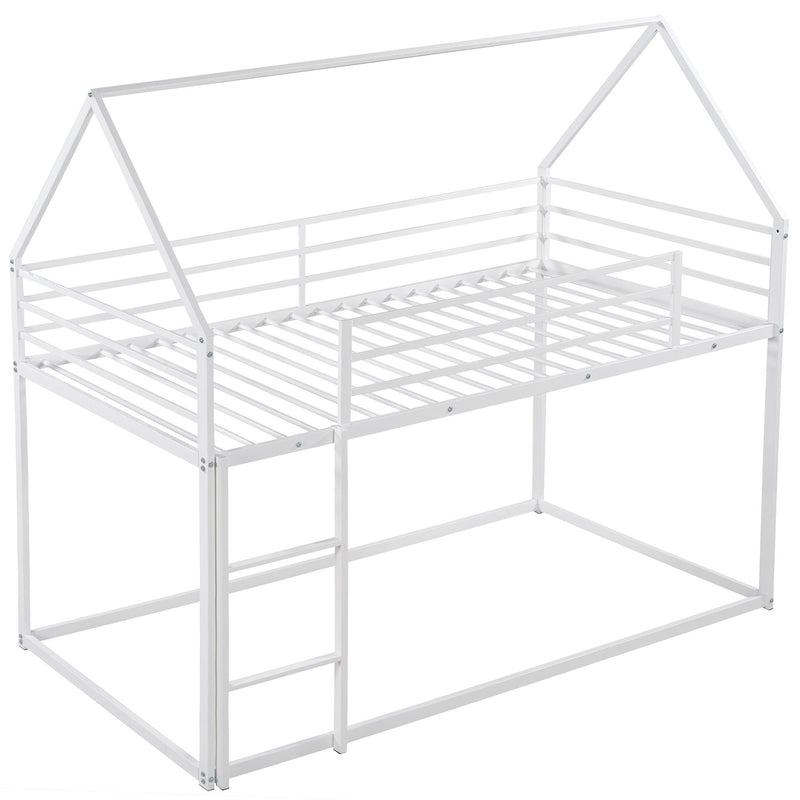 House Bunk Bed With Built In Ladder