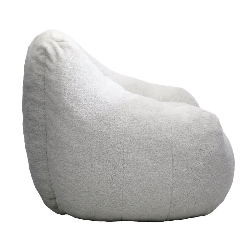 Comfy Bean Bag Chair With Memory Foam Filler, Tufted Soft