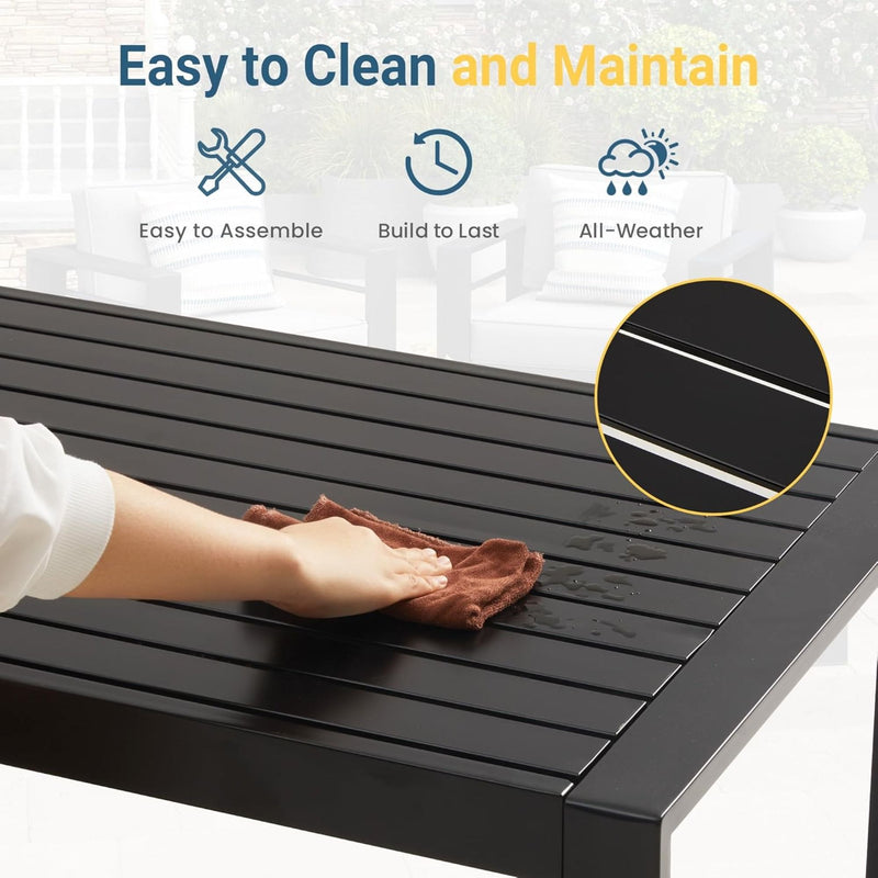 Outdoor Patio Set With All-Weather Thick Cushions