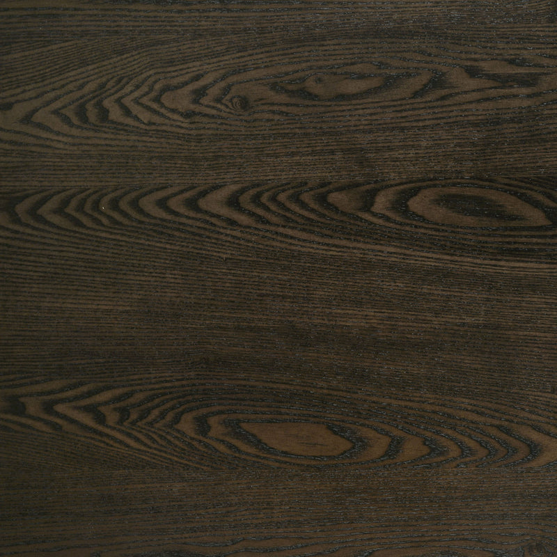 Blakely - Leaf Dining Table With Tapered Legs Accents - Ash Brown