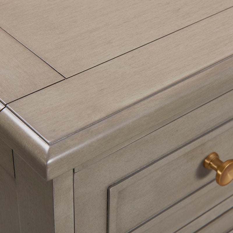 Dauphin - Handpainted Entryway Storage Cabinet - Gray
