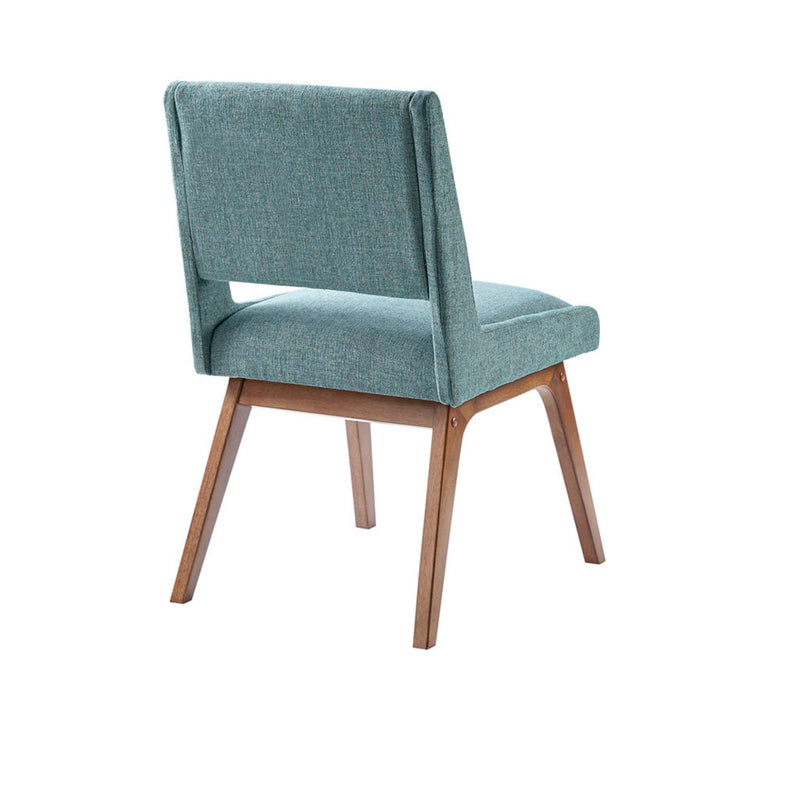 Dining Chair With Upholstered Seat And Back (Set of 2) - Blue