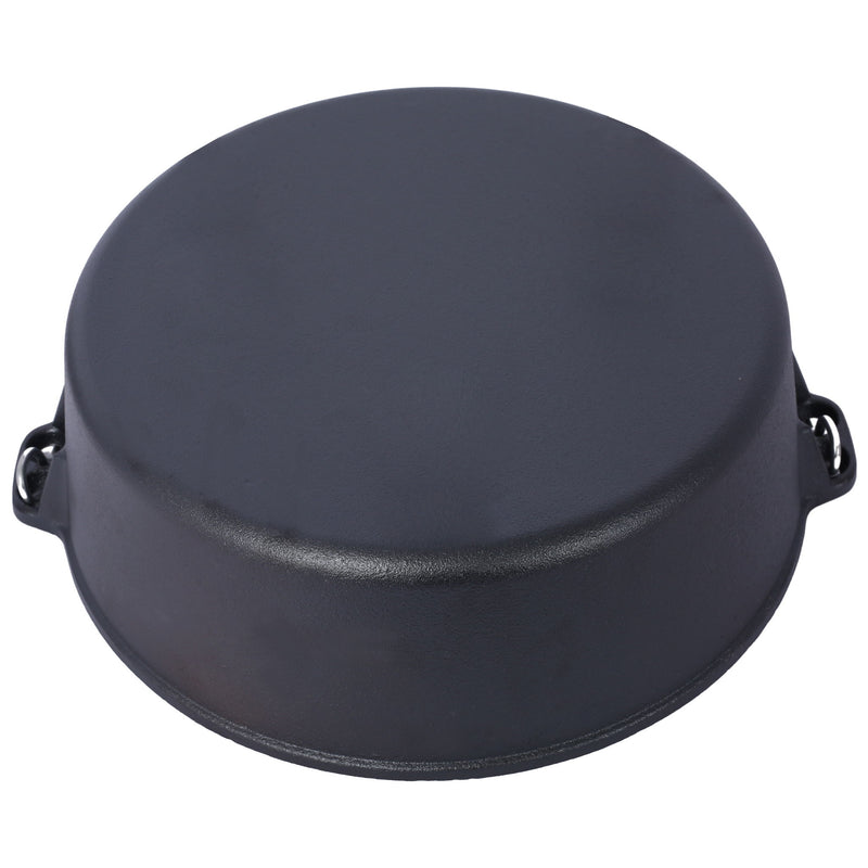Pre-Seasoned Cast Dutch Oven With Skillet Lid And Pot Rack