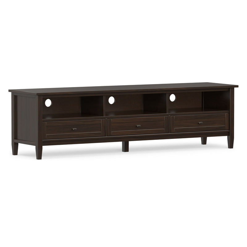Warm Shaker - Handcrafted Low TV Media Stand