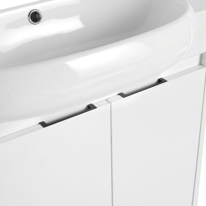 Freestanding Bathroom Vanity & Sink, Soft Close Doors