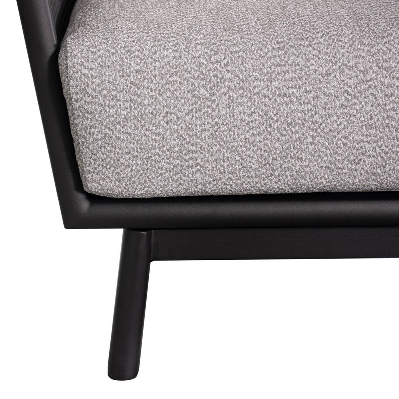 Chair With Armrests (Set of 2) - Black / Black Multi