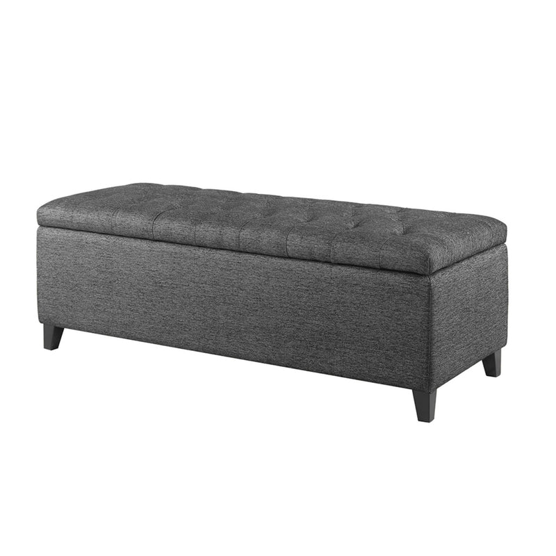 Elegant Design Tufted Top, Soft Close Storage Bench