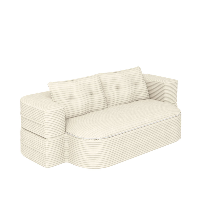 Convertible Floor Sofa Bed With Multi Functional Blanket