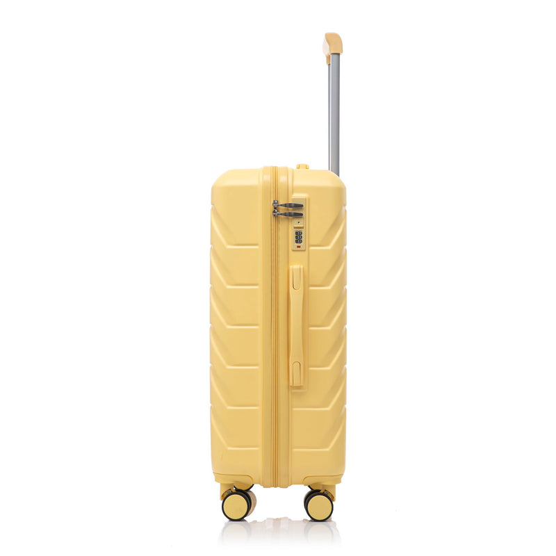 3 Pieces Set 20" / 24" / 28" Spinner Wheel Luggage With Combination Lock