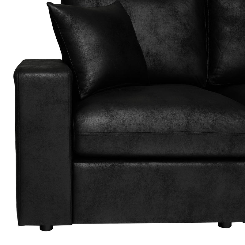 Sectional With 2 Ottomans