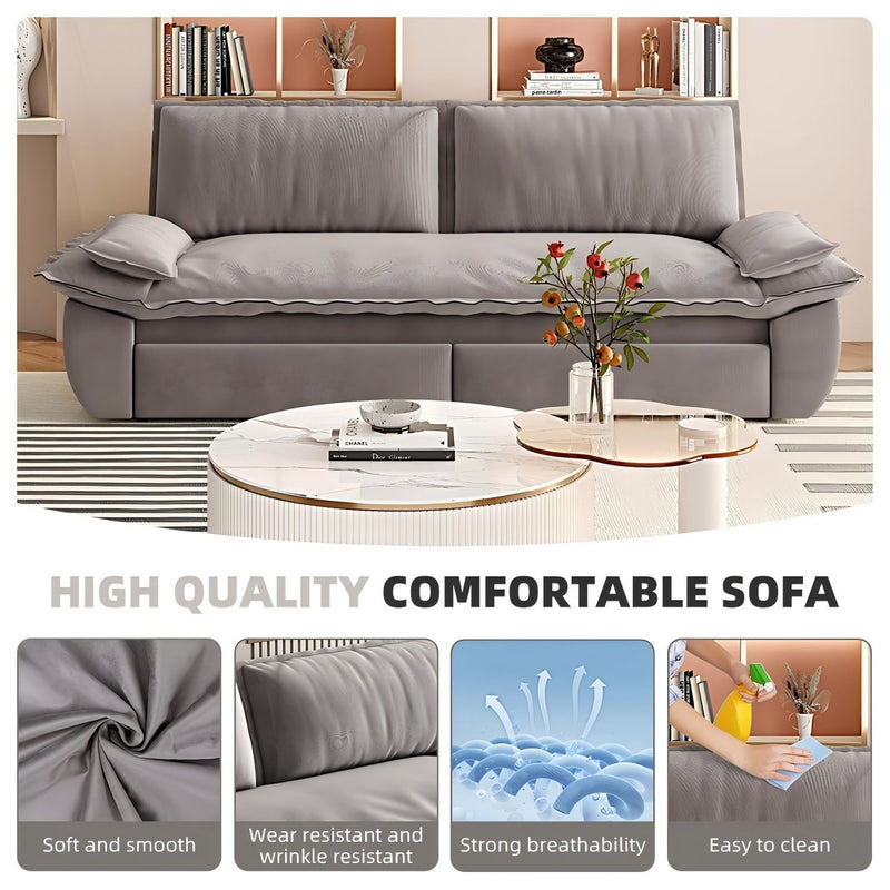 Queen Pull Out Bed, 3 In 1 Convertible Sleeper Sofa