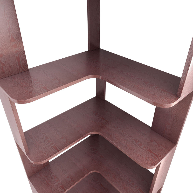 L-Shaped Corner Bookshelf